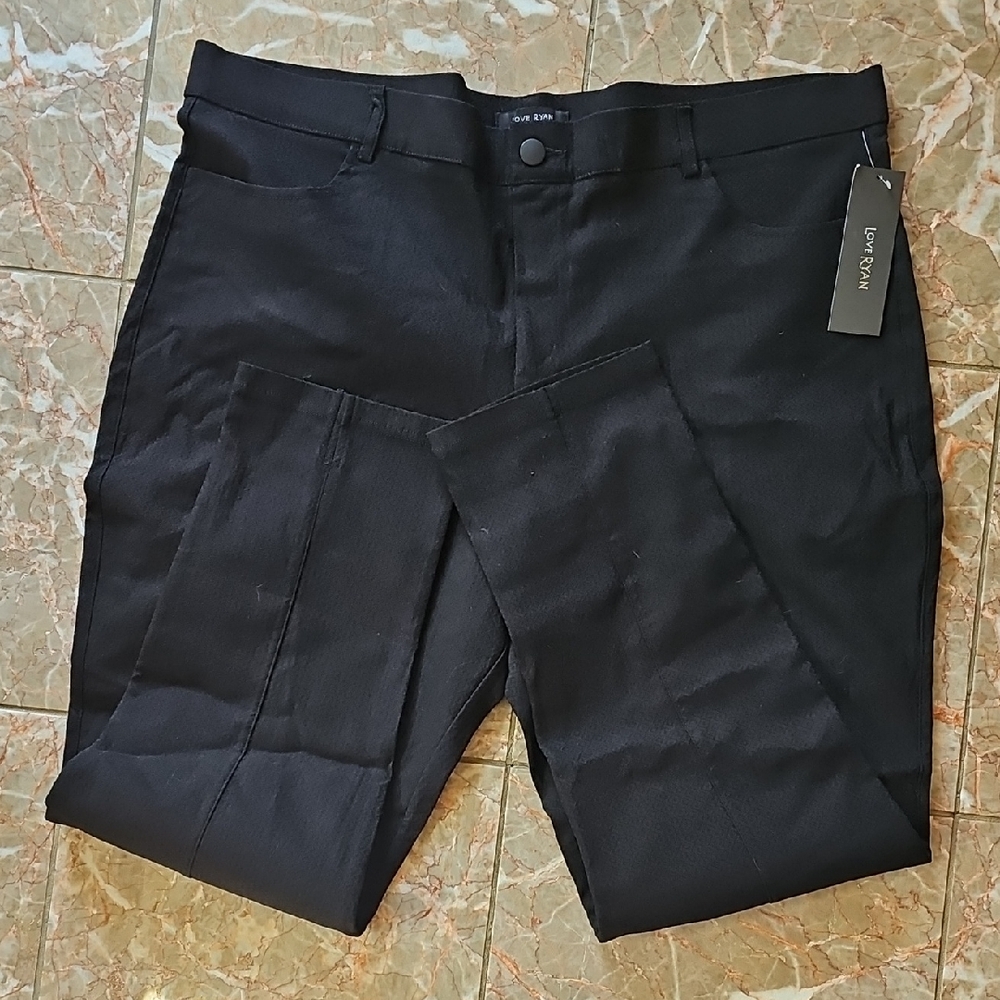 Chic Black Women's Straight Leg Pants
